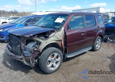 2012 Honda Pilot Ex-L from USA, damaged, VIN 5FNYF4H57CB074417